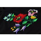 Bő Szabású Kalocsai Póló- Fekete