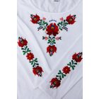 Hímzett Matyó hosszú ujjú- Fehér