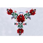 Hímzett Matyó rövid ujjú- Fehér