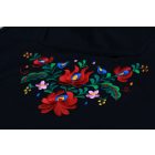 Hímzett Matyó Ujjatlan- Fekete