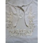 Fehérrel hímzett békési hosszú ujjú - Fehér