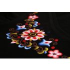 Hímzett hódmezővásárhelyi póló- Fekete