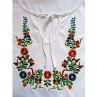 Hímzett békési póló - Fehér