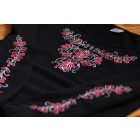 Hímzett Székely hosszú ujjú- Fekete