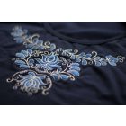 Hímzett Székely Ujjatlan - Sötétkék