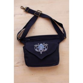 Kétféleképpen hordható Székely kistáska - Kék