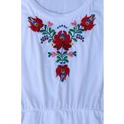 Matyó Nyári Ruha - Fehér