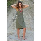 Matyó Nyári Ruha- Khaki