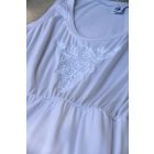 Nyári Ruha Komádi Fehér Hímzéssel