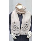 Pamutgéz Matyó Sál - Vajszín/Barna