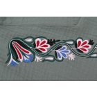 Pamutgéz tunika Bihari szűrhímzéssel - Türkizzöld